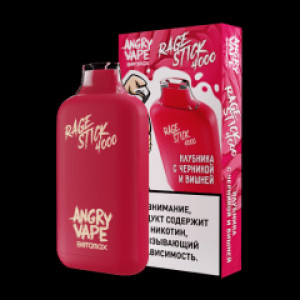 Angry Vape Rage Stick 4000Клубника С Черникой И Вишней