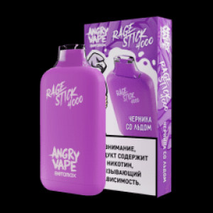 Angry Vape Rage Stick 4000Черника Со Льдом