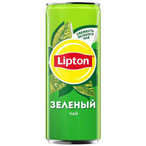 LiptonЗеленый чай, 0.25л ж/б
